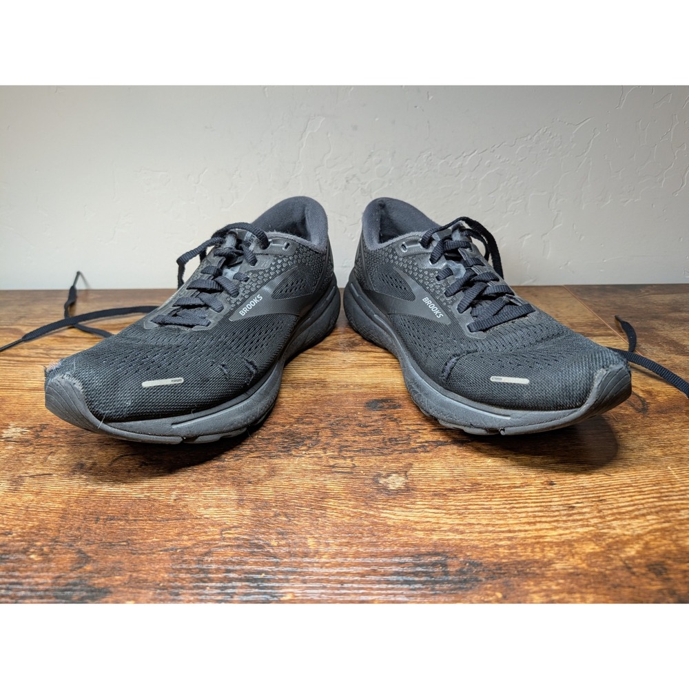 Brooks Ghost 14 Mens Running Shoes Black Black 1203561B020 Size 8 Medium